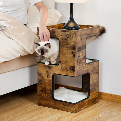 Wooden Cat House Funiture