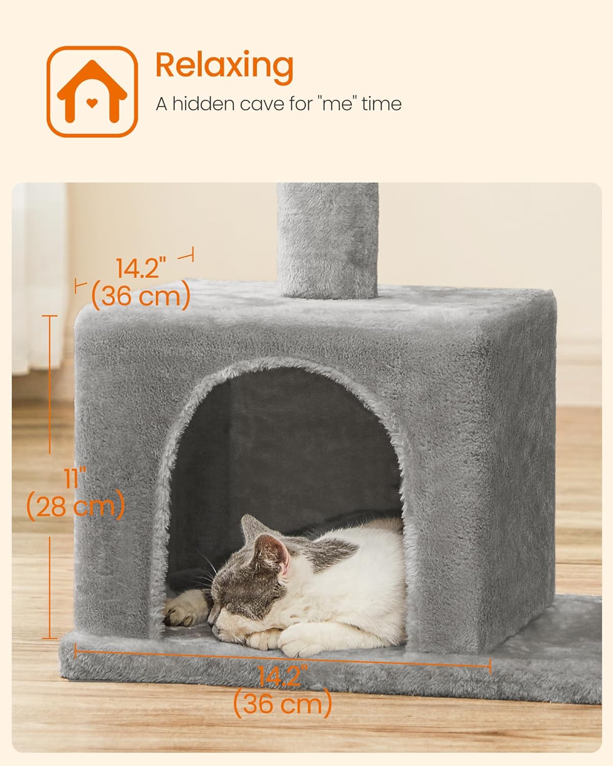 Cat Tree, 33.1-Inch Cat Tower