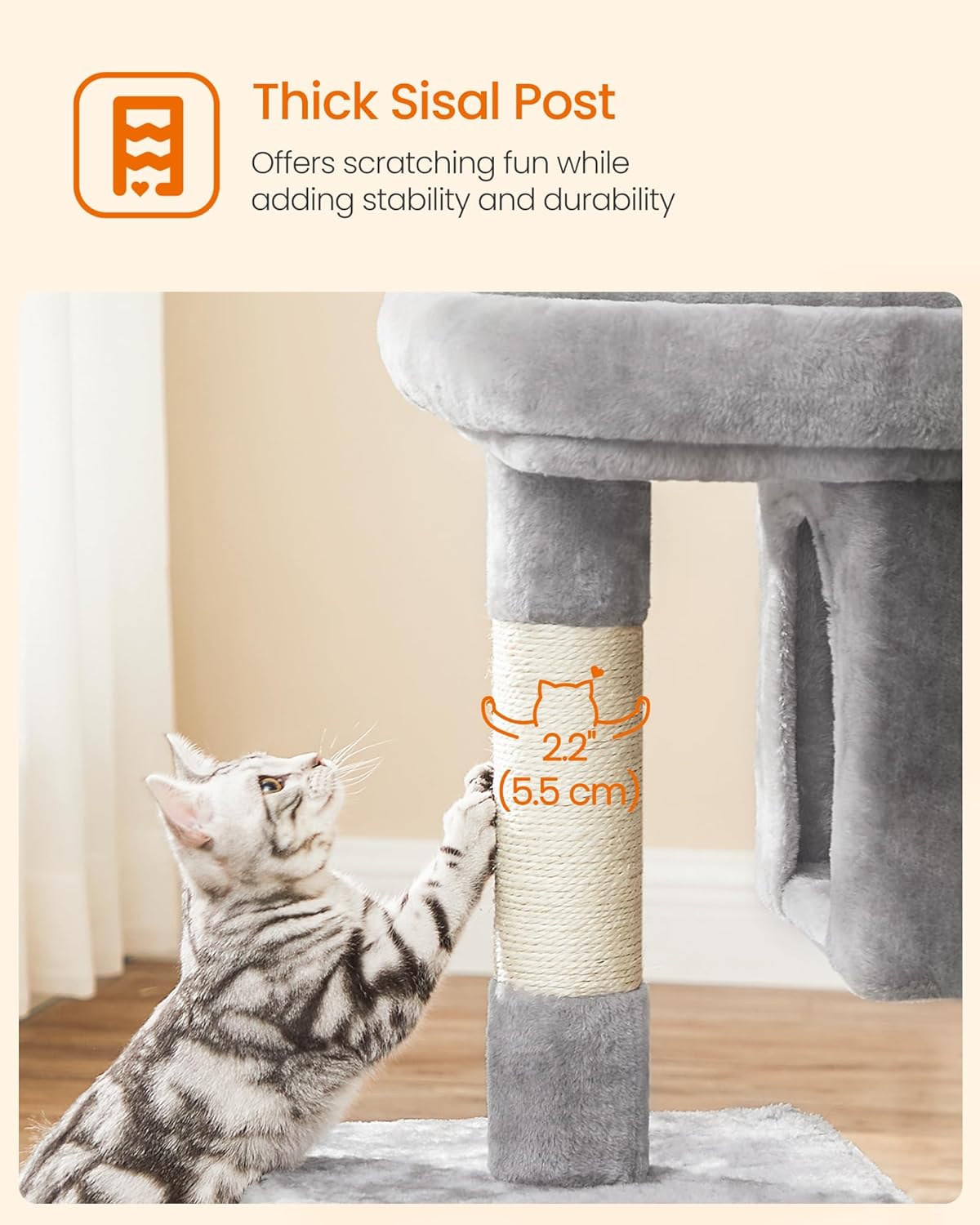 Cat Tree, 33.1-Inch Cat Tower