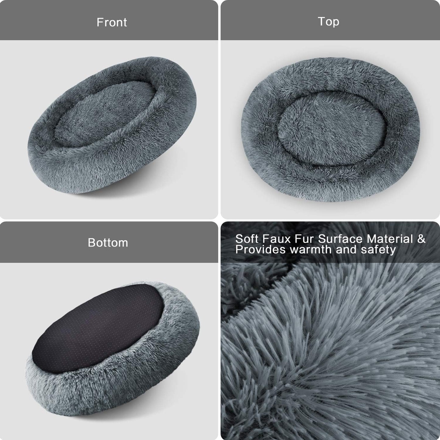 Cat and Dog Fluffy Bed
